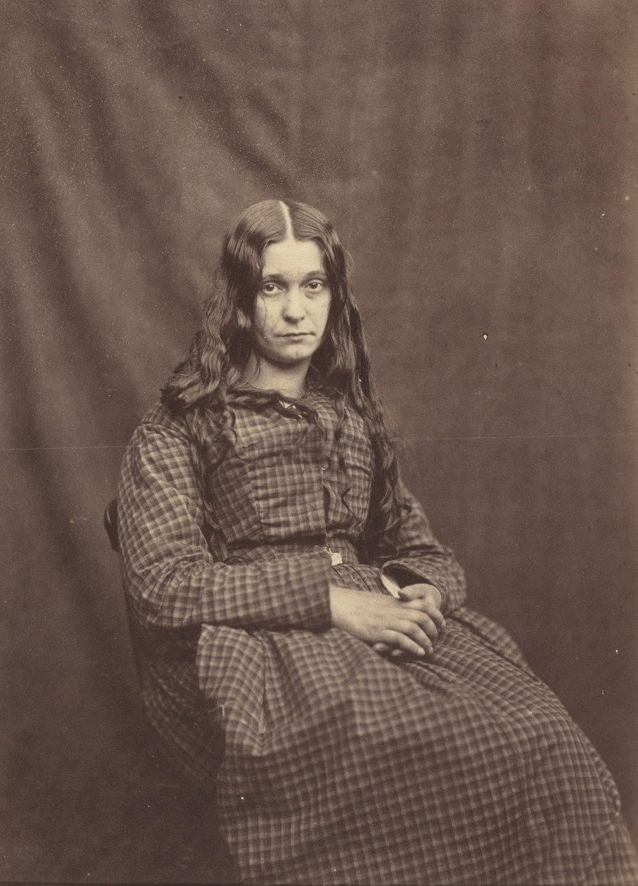 Kadın, Surrey County Asylum, c. 1855. by Dr Hugh Welch Diamond