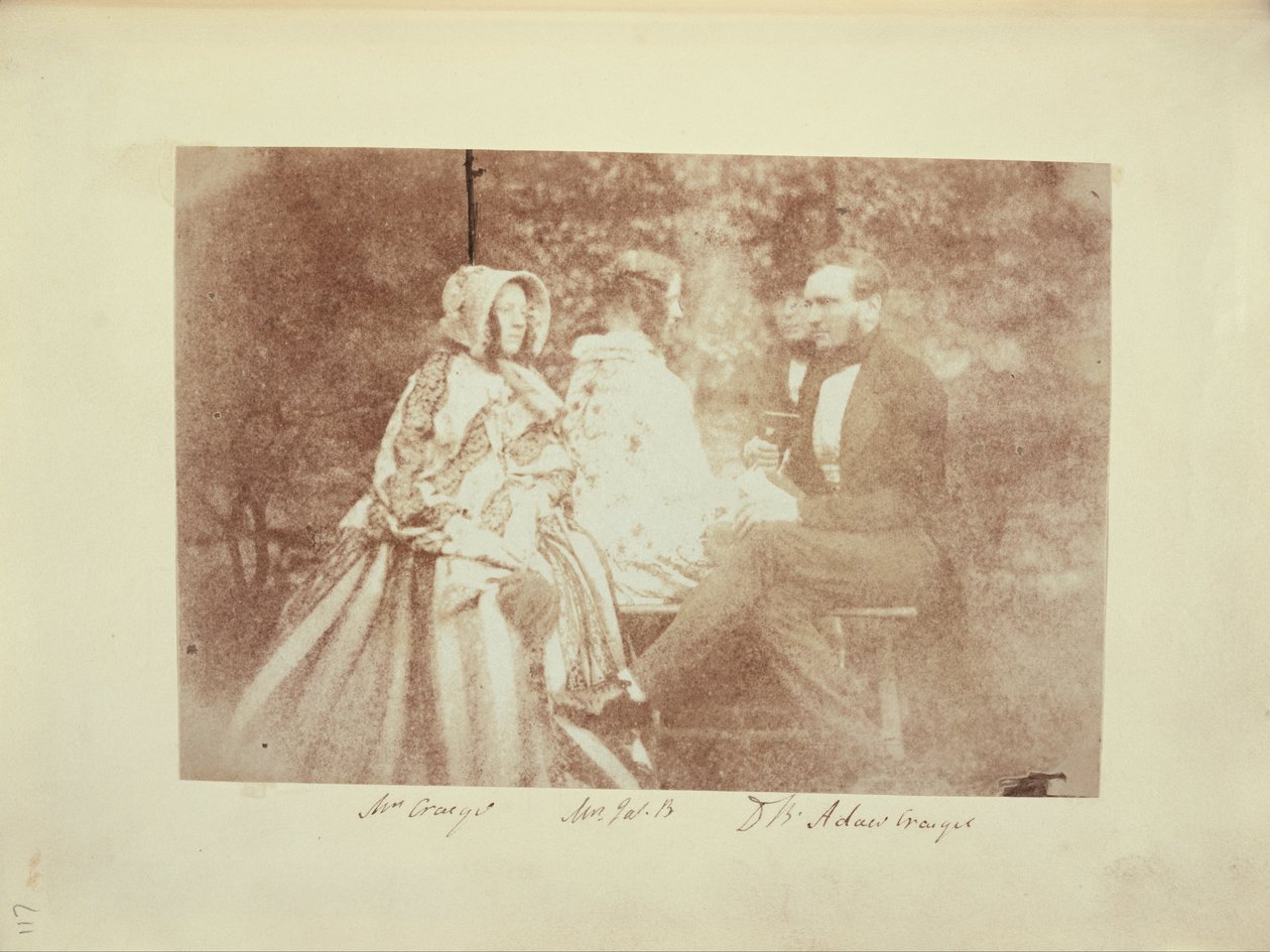 Bay ve Bayan Adair Craigie, Bayan James Brewster ve Sir David Brewster ile Bir Grup Portresi by Dr. John Adamson