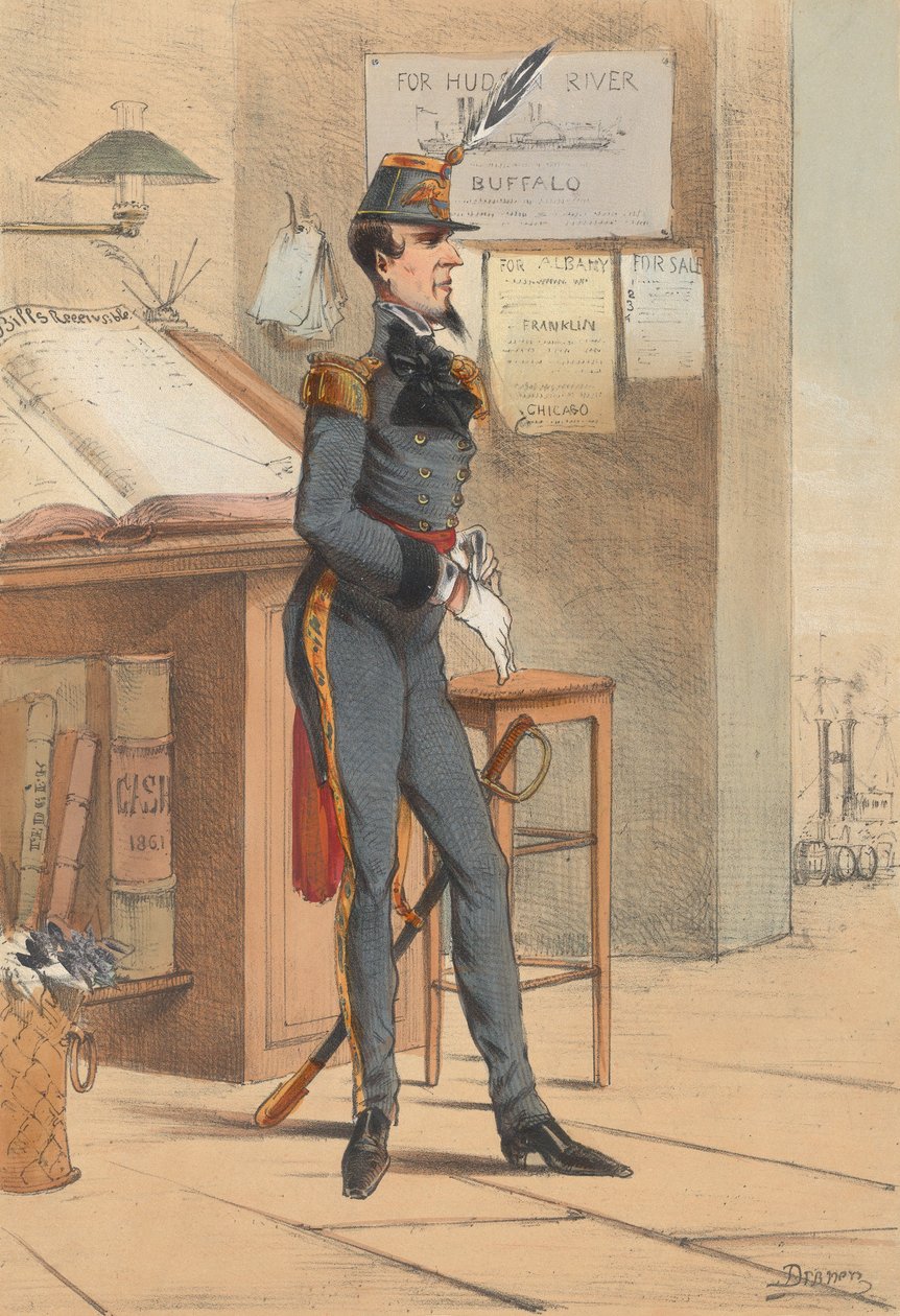 Amerika Birleşik Devletleri 1865 - 7. Regt. New York, 1865. by Draner