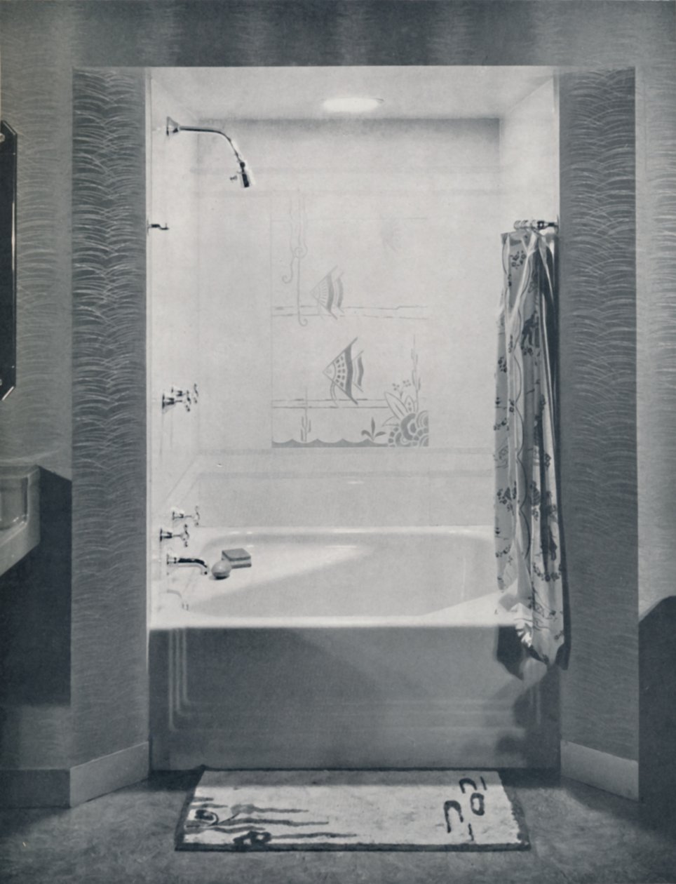 Yeni dört ayak kare Neo-Açılı Banyo, 1935 by Drix Duryea