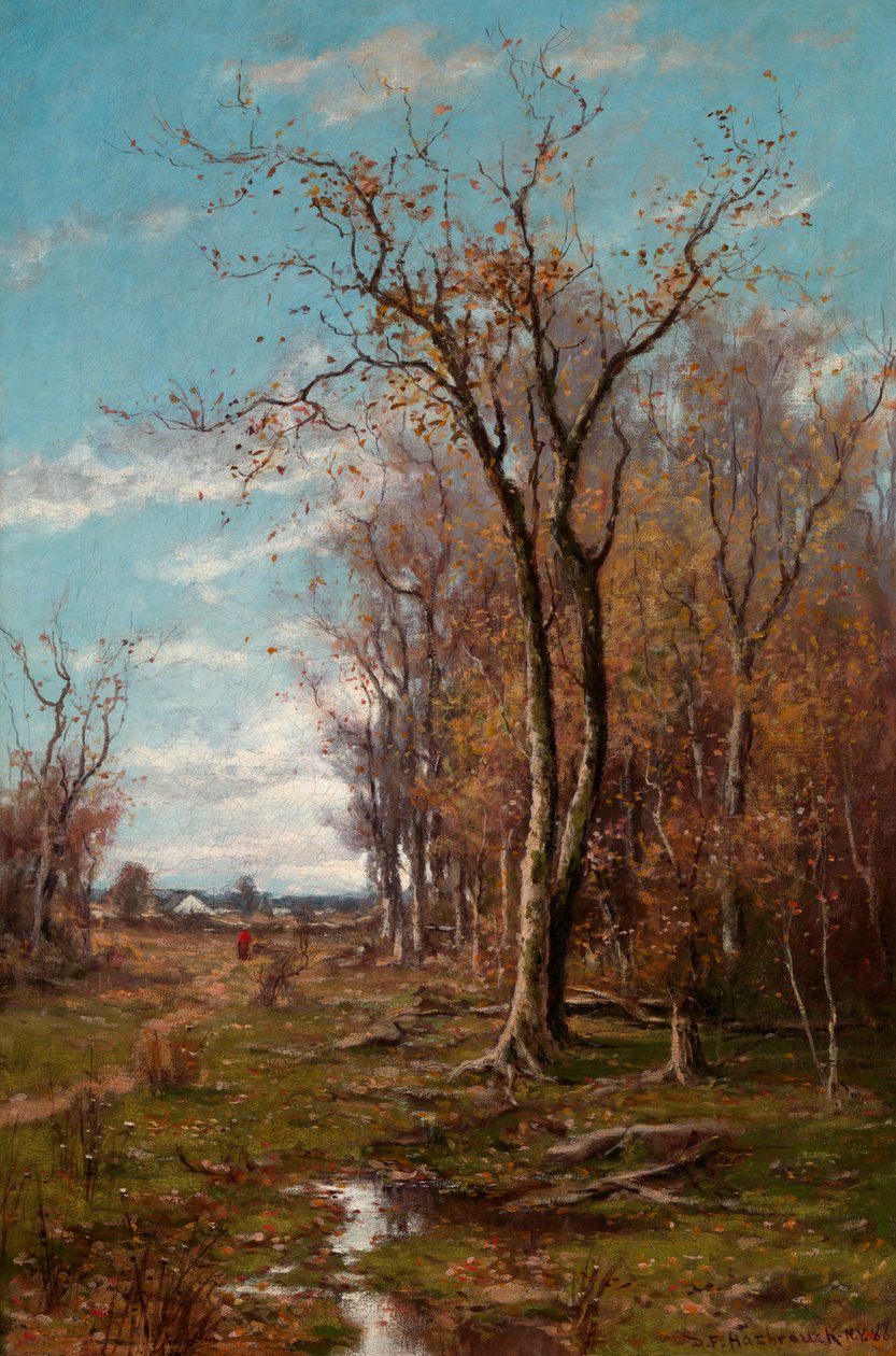Sonbahar Manzarası, 1886. by Du Bois Fenelon Hasbrouck