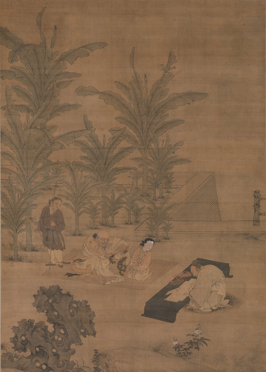 Belgeler Kitabını Aktaran Bilgin Fu Sheng, 15.-ortaları 16. yüzyıl. by Du Jin