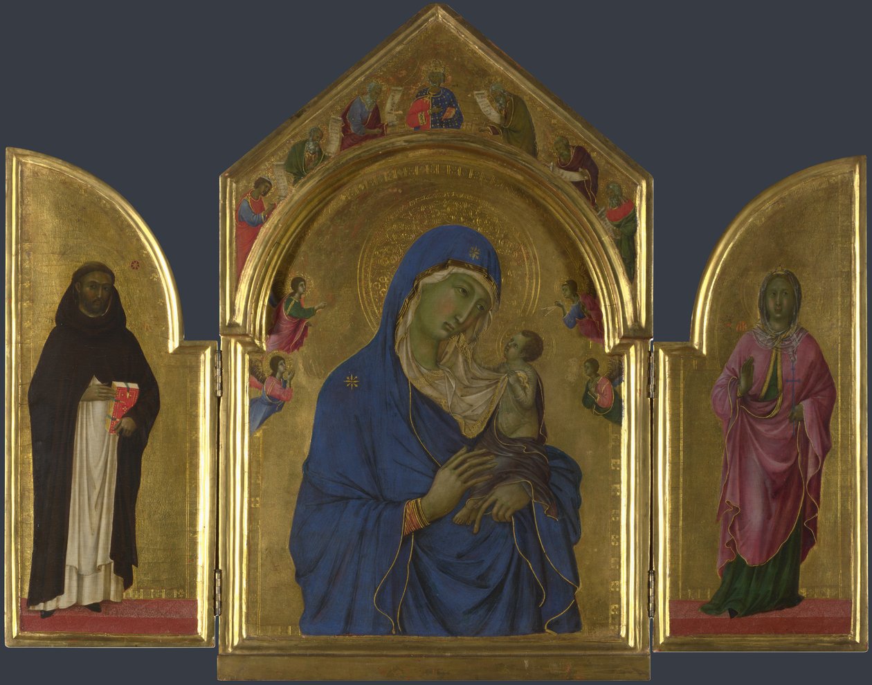 Duccio Londra üçlüsü by Duccio di Buoninsegna