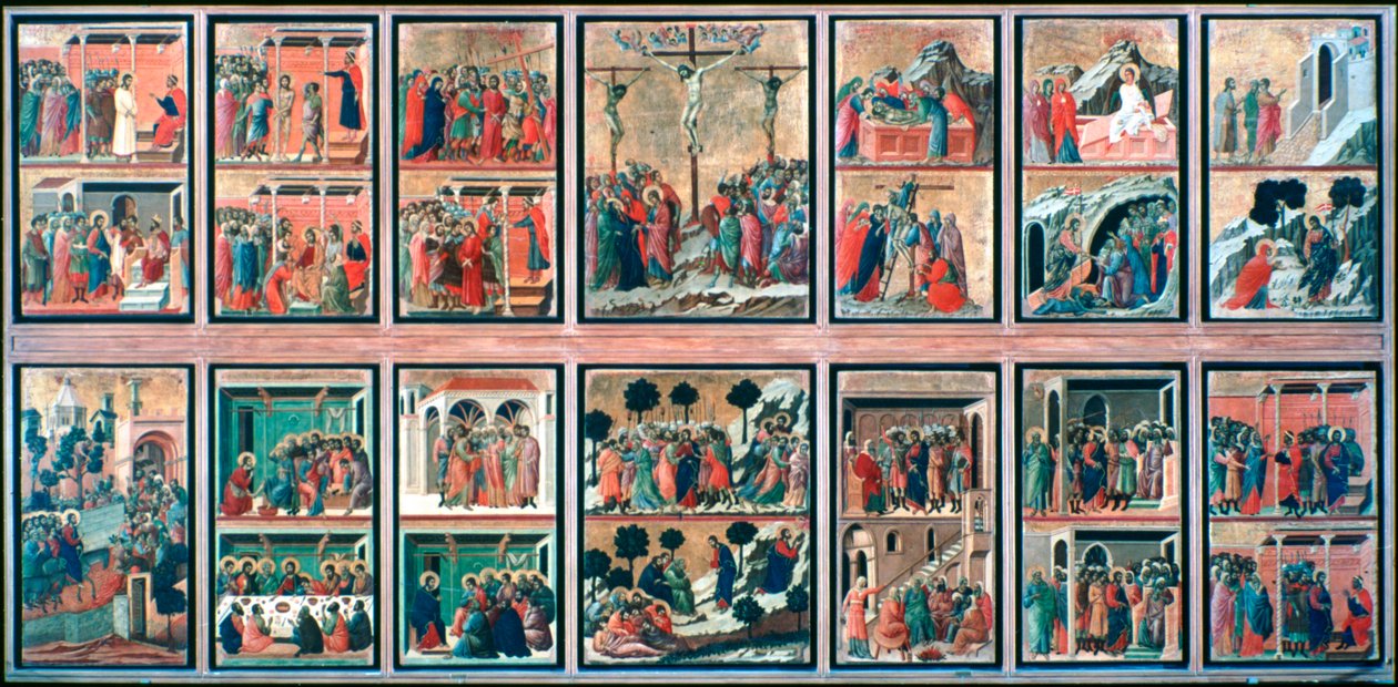 Maesta, Tutkunun Öyküleri, 1308-1311 by Duccio di Buoninsegna