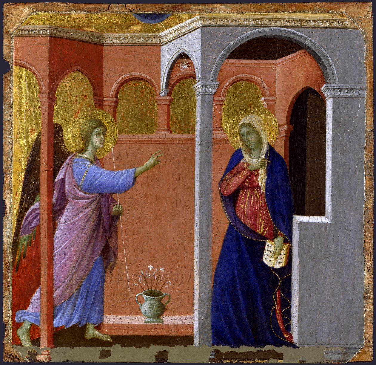 Duyuru by Duccio di Buoninsegna