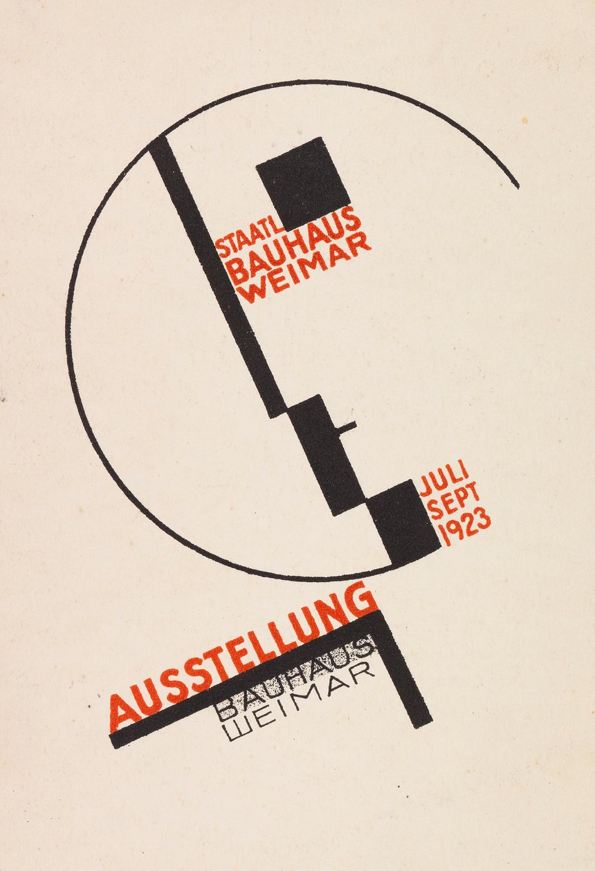 Sergi Bauhaus Weimar Bauhaus sergisi. Kartpostallar, 1923. by Dörte Helm