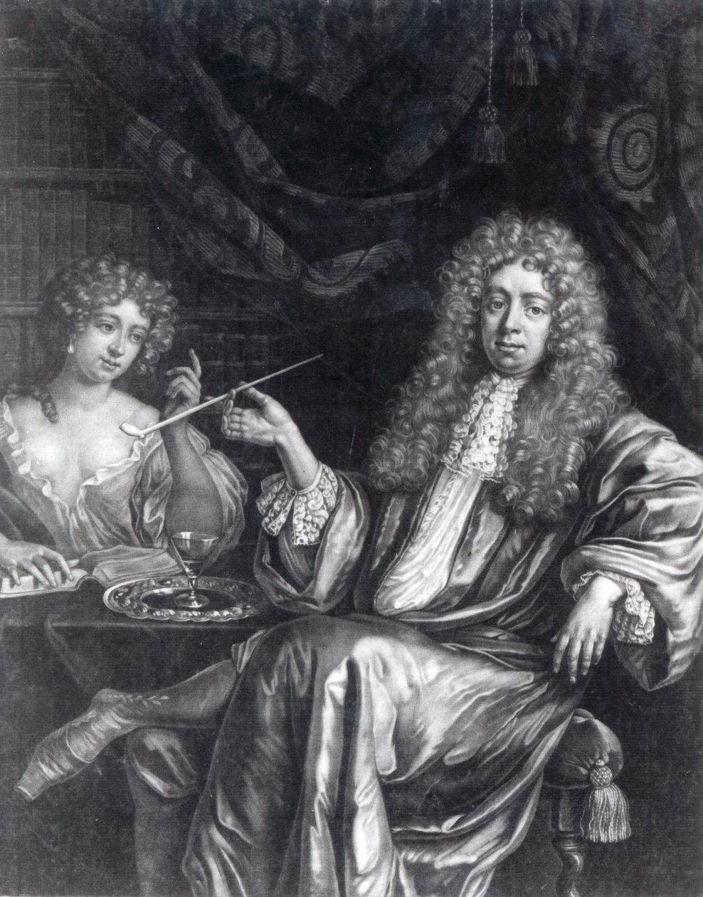 Adrian Beverland, gravür Isaac Beckett, c.1681-88 by Dutch School