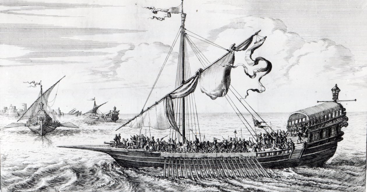 Berberi Kadırgaları by Dutch School
