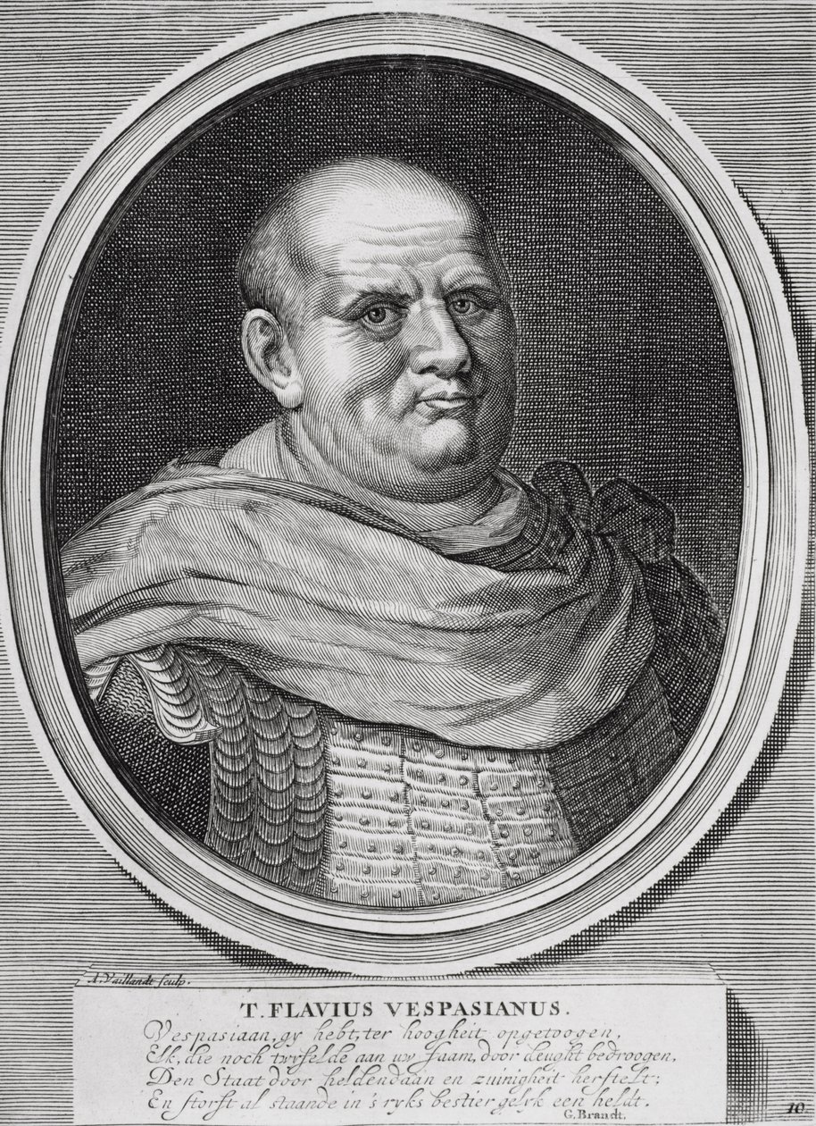 İmparator Sezar Vespasian Augustus, by Dutch School