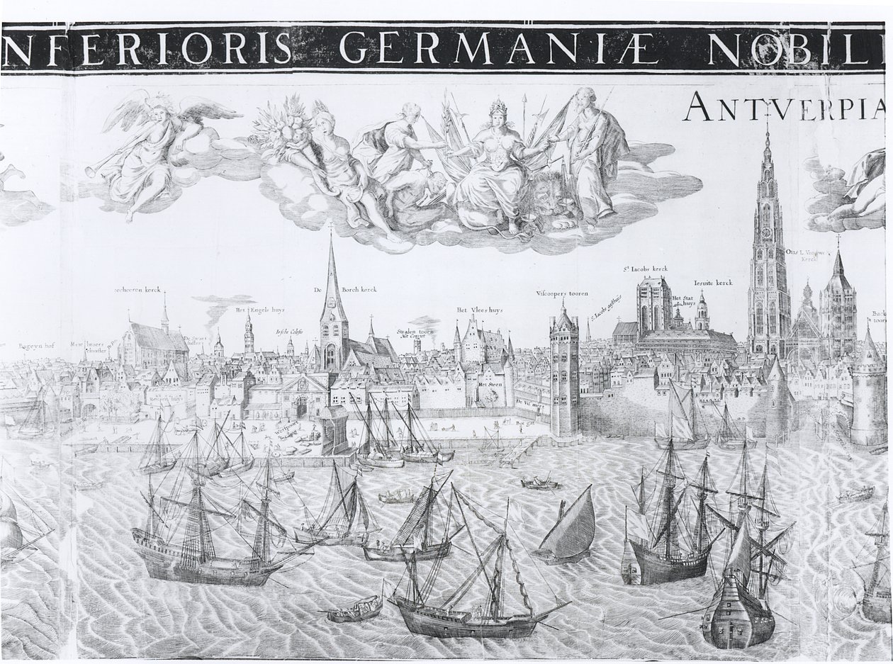 Anvers Şehir Planı, 1549 by Dutch School