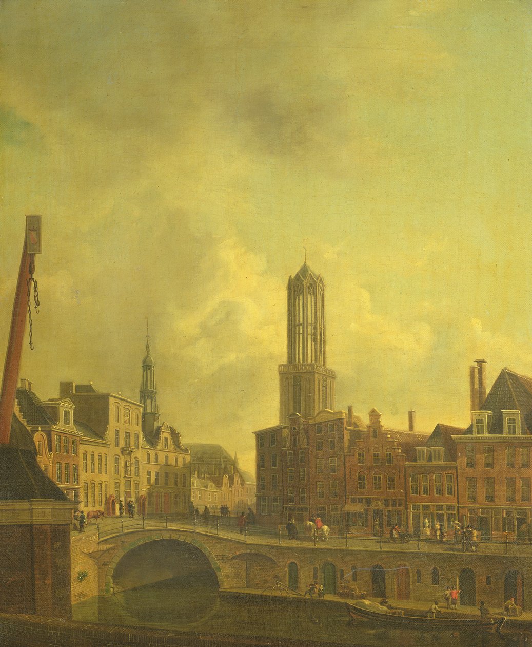 Utrecht Sokak Sahnesi by Dutch School