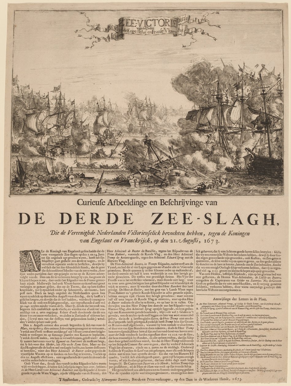 Üçüncü Deniz Savaşı by Dutch 17th Century