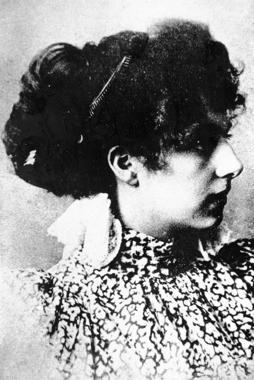 Mata Hari genç bir kız olarak (s/b fotoğraf) by Dutch Photographer