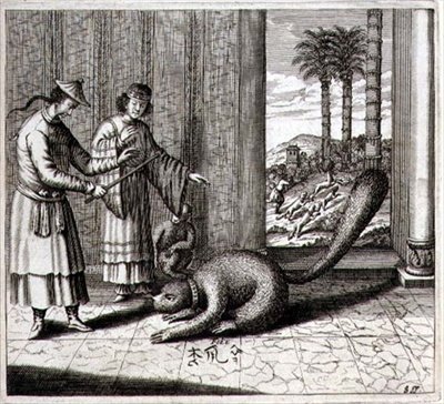 Athanasius Kircher (1601-80) 1667 (gravür) tarafından 