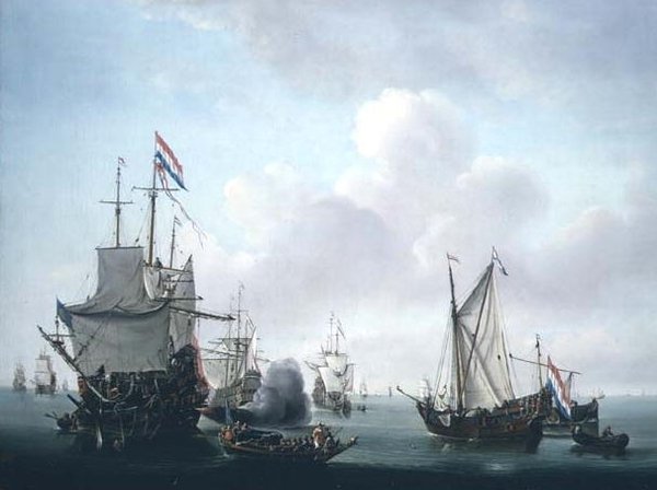 Bir Nakliye Sahnesi by Dutch School