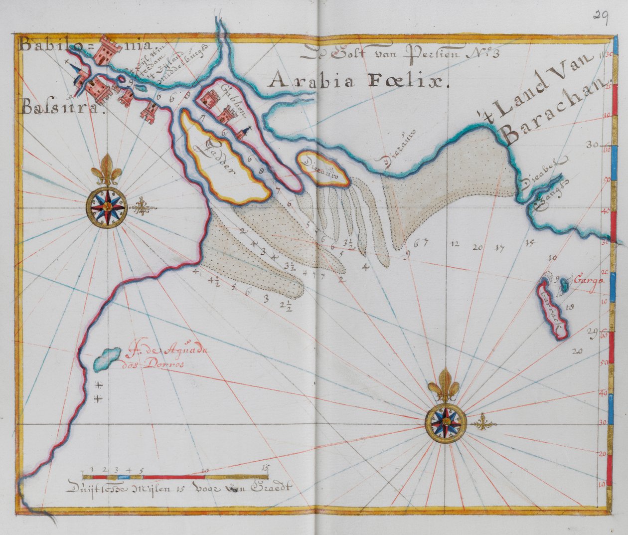 Arabistan. Kıyı bölgesi ve körfez. by Dutch School