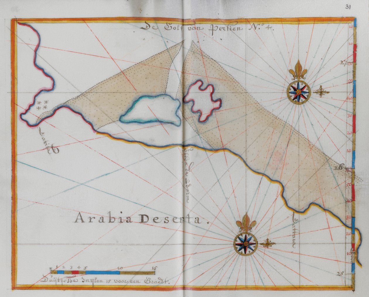 Arabistan. Arap çölü. by Dutch School