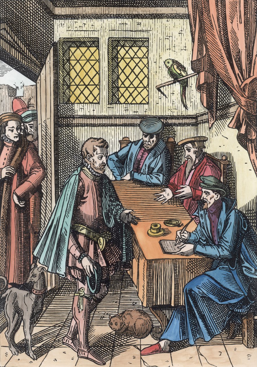 Bailliage veya Tribunal of the Kings Bailiff, Joos de Damhouder (1507-81) tarafından Praxis Rerum Civilium