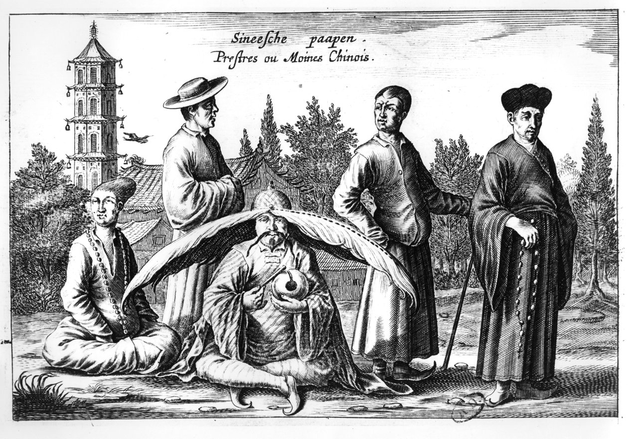 Athanasius Kircher (1601-80) tarafından resimlenen Çin