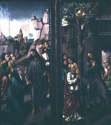 İsa annesinden ayrılırken; İsa