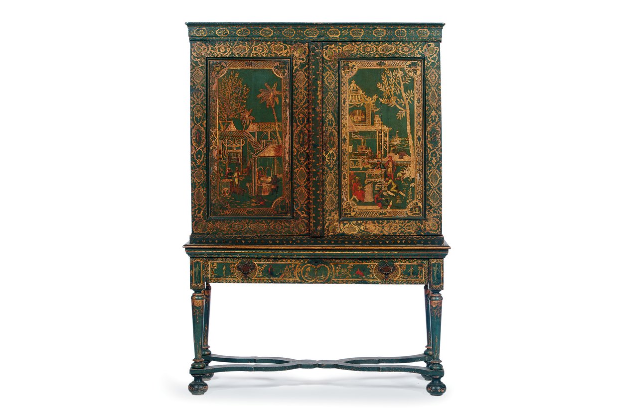 Stand üzerinde kollektör dolabı, c.1700-30 by Dutch School