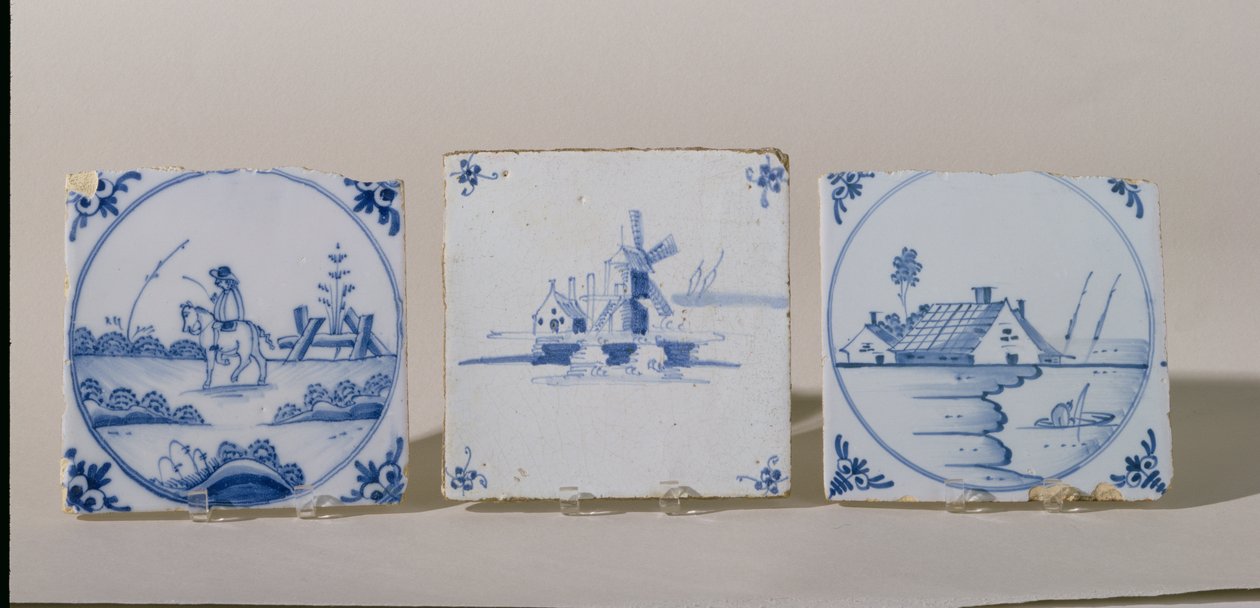 Delft Fayans, c.1750-1800 (toprak çömlek) by Dutch School