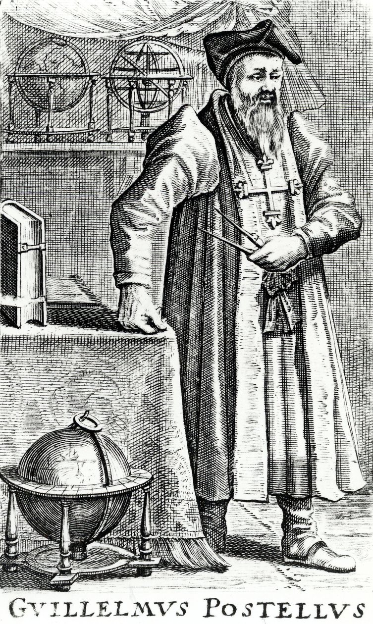 Guillaume Postellus, 17. Yüzyıl by Dutch School