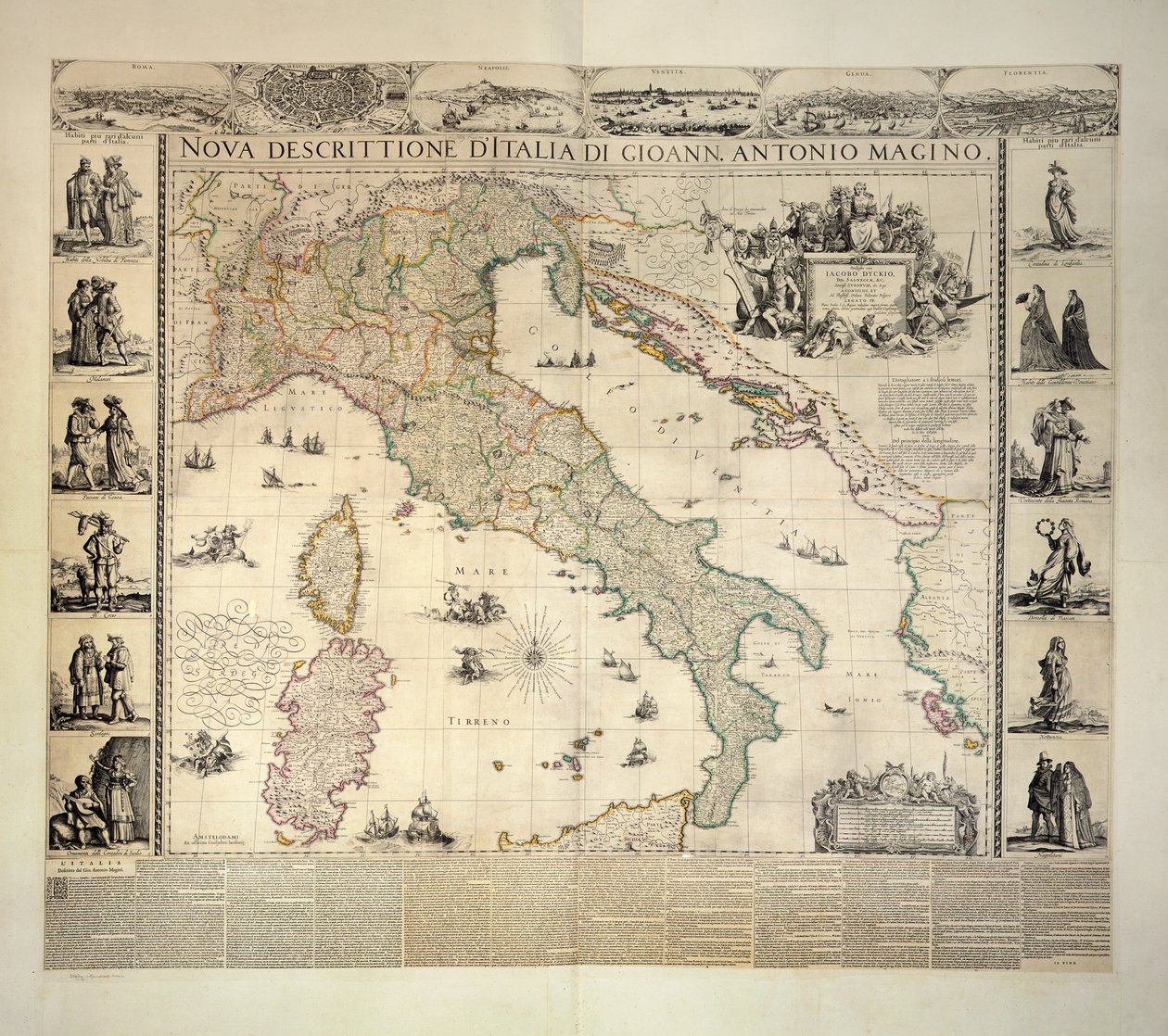 İtalya, Klencke Atlas by Dutch School