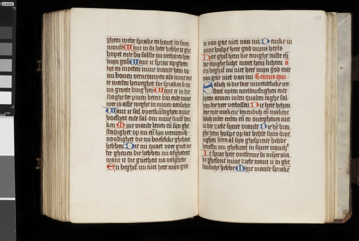 MS McClean 92, f.132v - f.133r, Saatler Kitabı