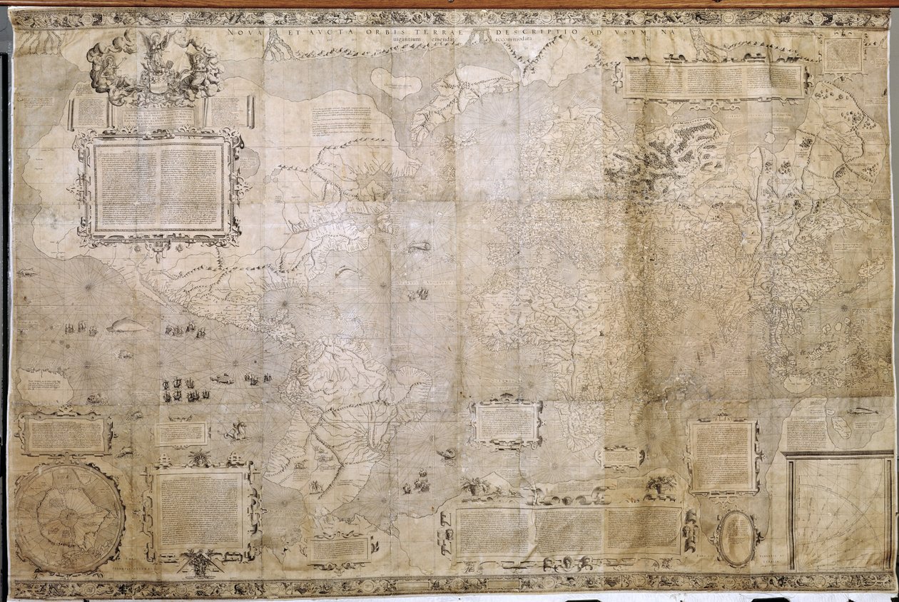 Dünya haritası by Dutch School