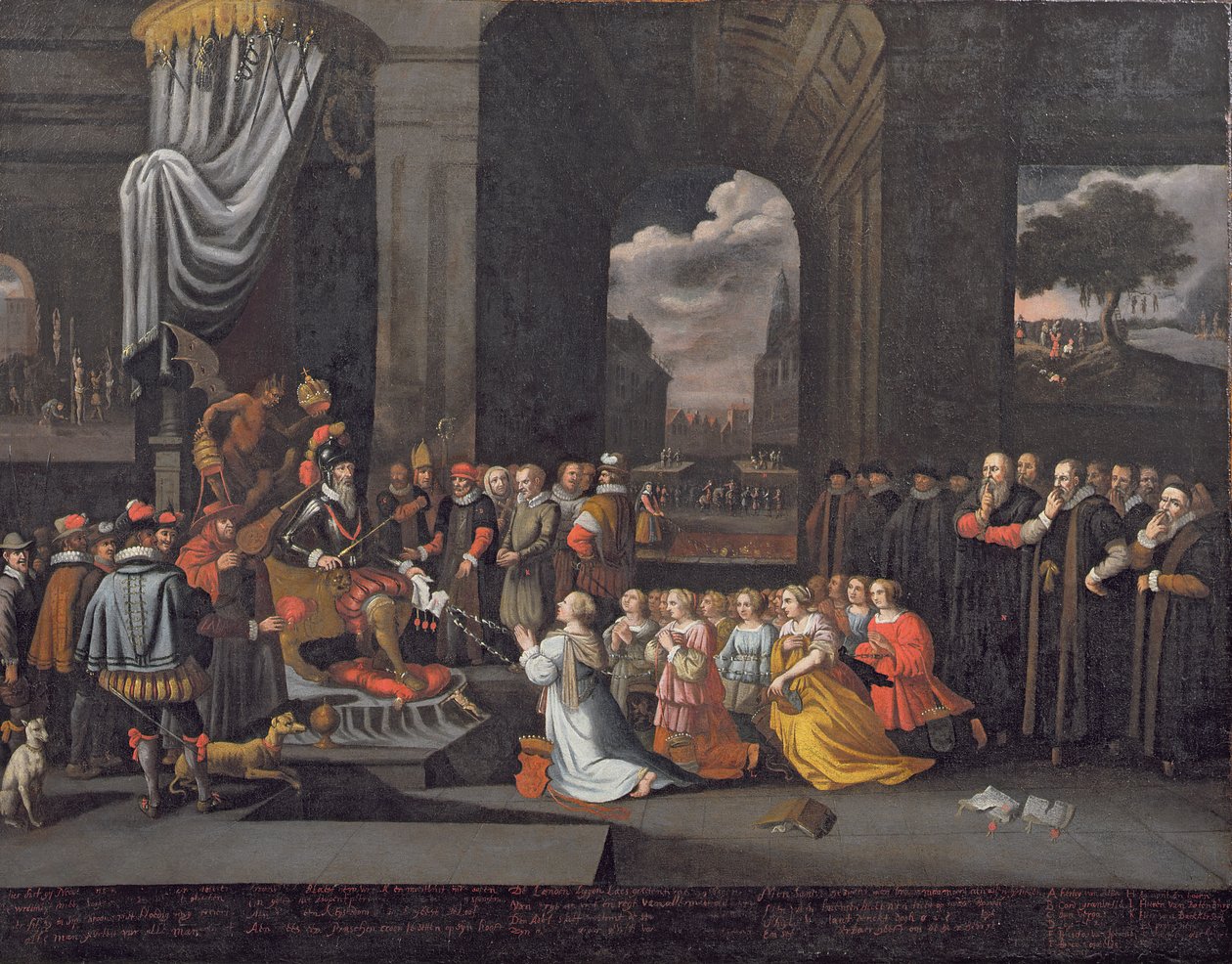 1568 yılında Alba Dükü tarafından Zulüm by Dutch School