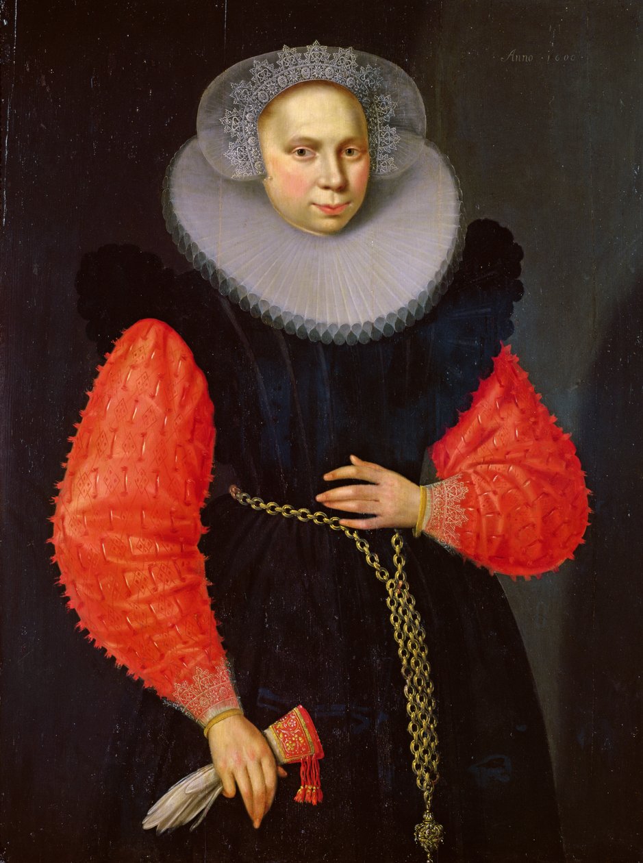Bir Kadının Portresi, 1600 by Dutch School