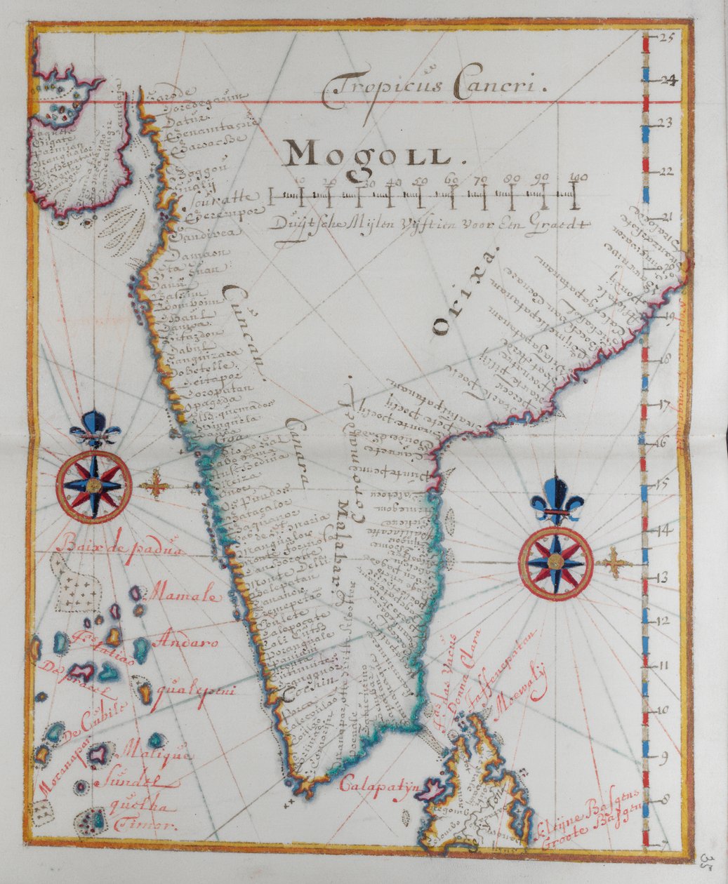 Güney Hindistan ve sri lanka. by Dutch School