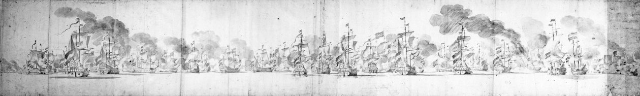 28 Mayıs 1672 Solebay Muharebesi by Dutch School