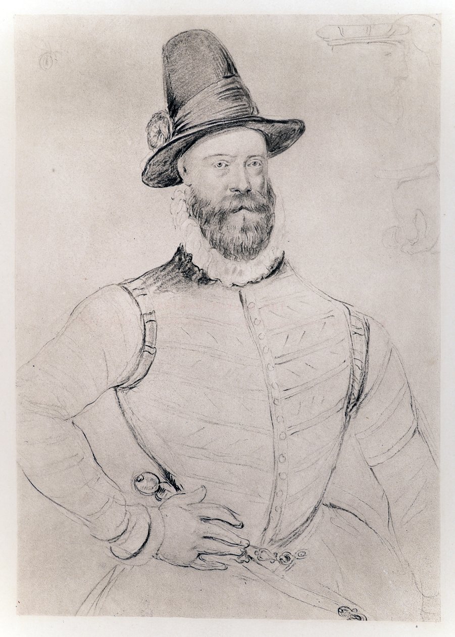Manzi Joyant & Co. Paris tarafından basılan 'James I ve VI'dan Regent Morton (c.1516-81) by Dutch School