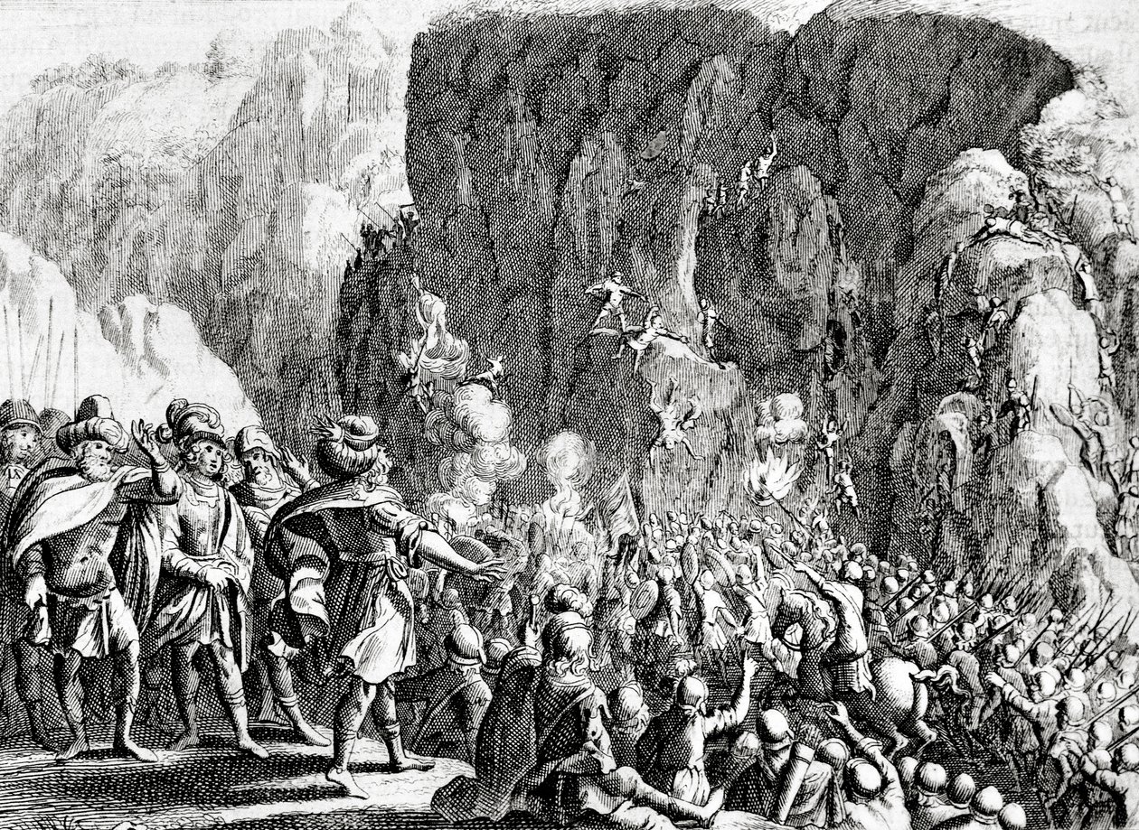 Masada Kuşatması, c.1700 by Dutch School