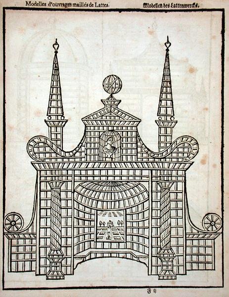 Kafes işi tasarımı, Johann van der Groen tarafından 