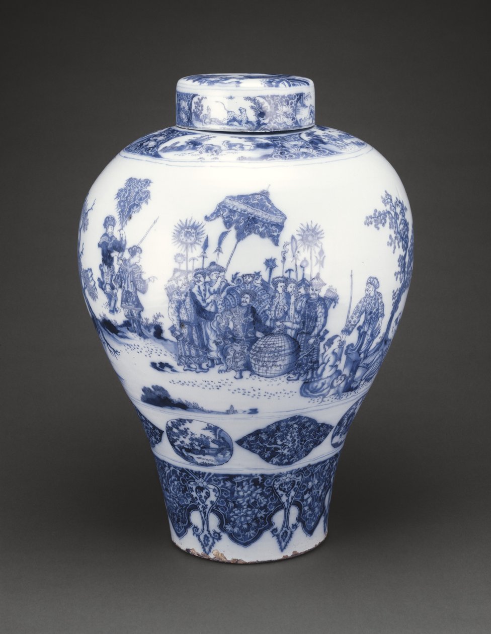 Kapaklı Vazo, 1678-80 by Dutch School