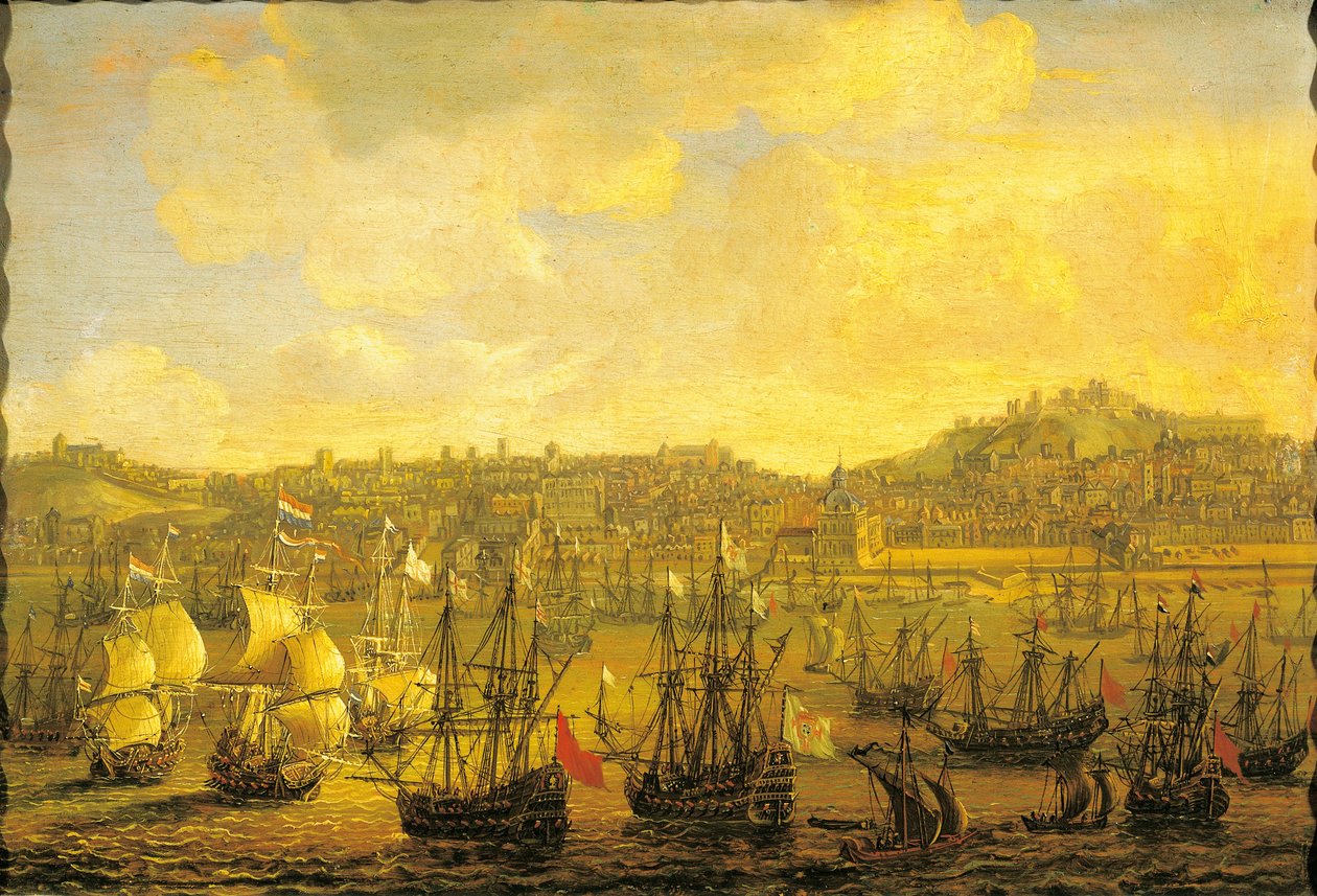 Lizbon şehir manzarası by Dutch School