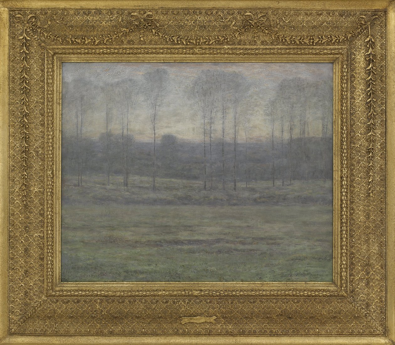 ಡೇಬ್ರೇಕ್: ಮೇ, 1897-98 (ಮರದ ಫಲಕದ ಮೇಲೆ ತೈಲ) ಟರ್ಕಿ by Dwight William Tryon