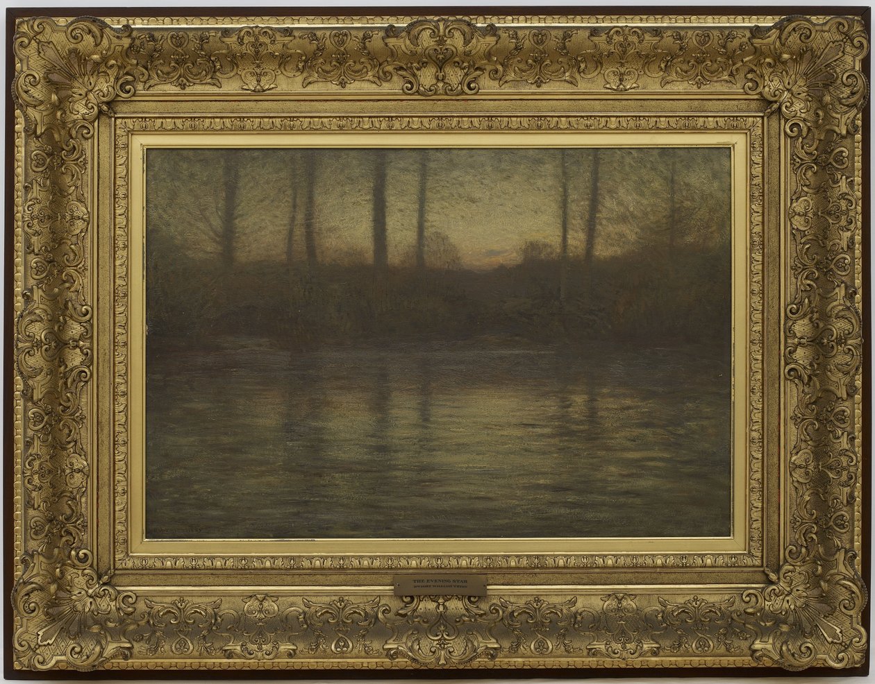 Akşam Yıldızı, 1905 (ahşap panel üzerine yağlı boya) by Dwight William Tryon