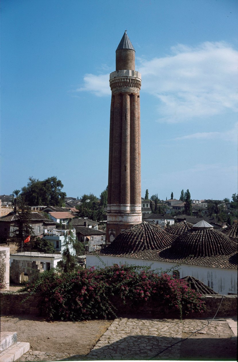 Yivli Camii'nin cannele minaresinin görünümü (1230) by Dynasty Seljuq
