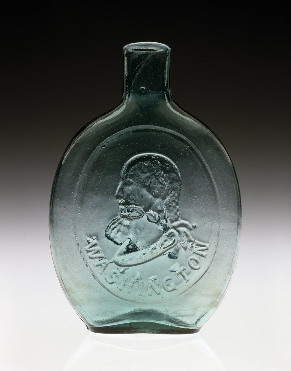 Figürlü Şişe, c. 1847 (kurşunsuz cam) by Dyottville Glass Works