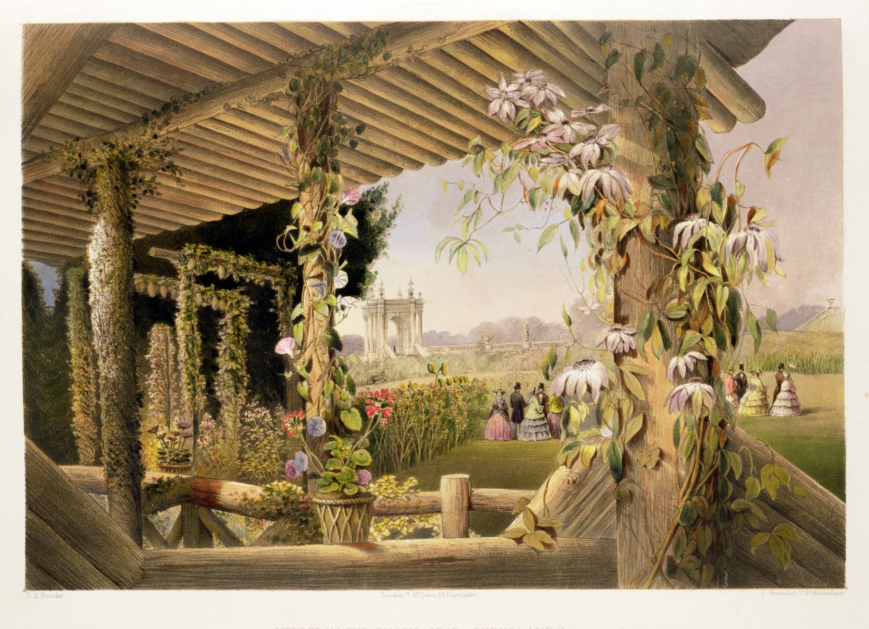 Rustik Koltuktan Görünüm, Shrublands, 1857