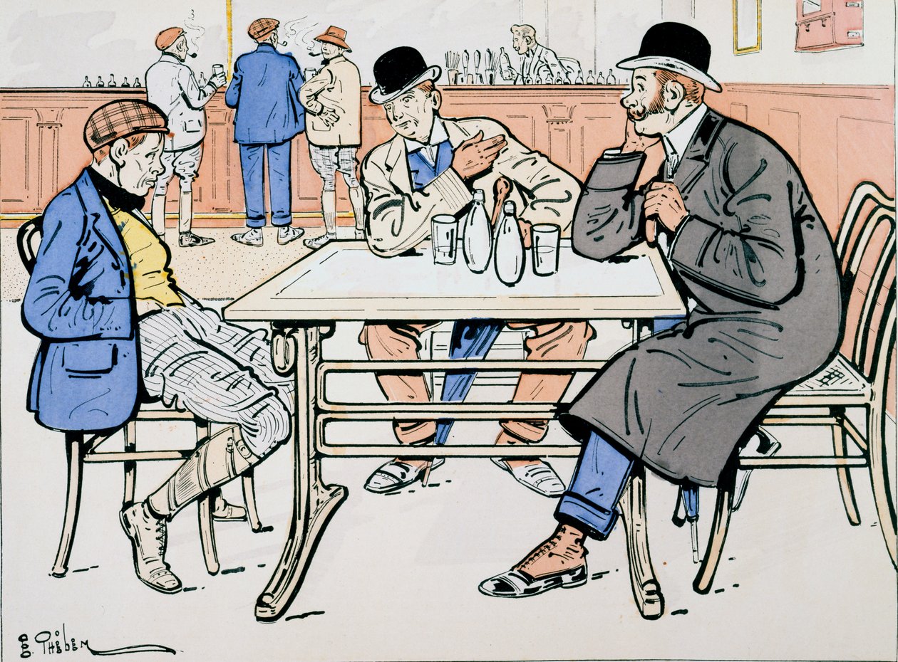 Barda jokey ve antrenörler, c.1905 by E. Thelem