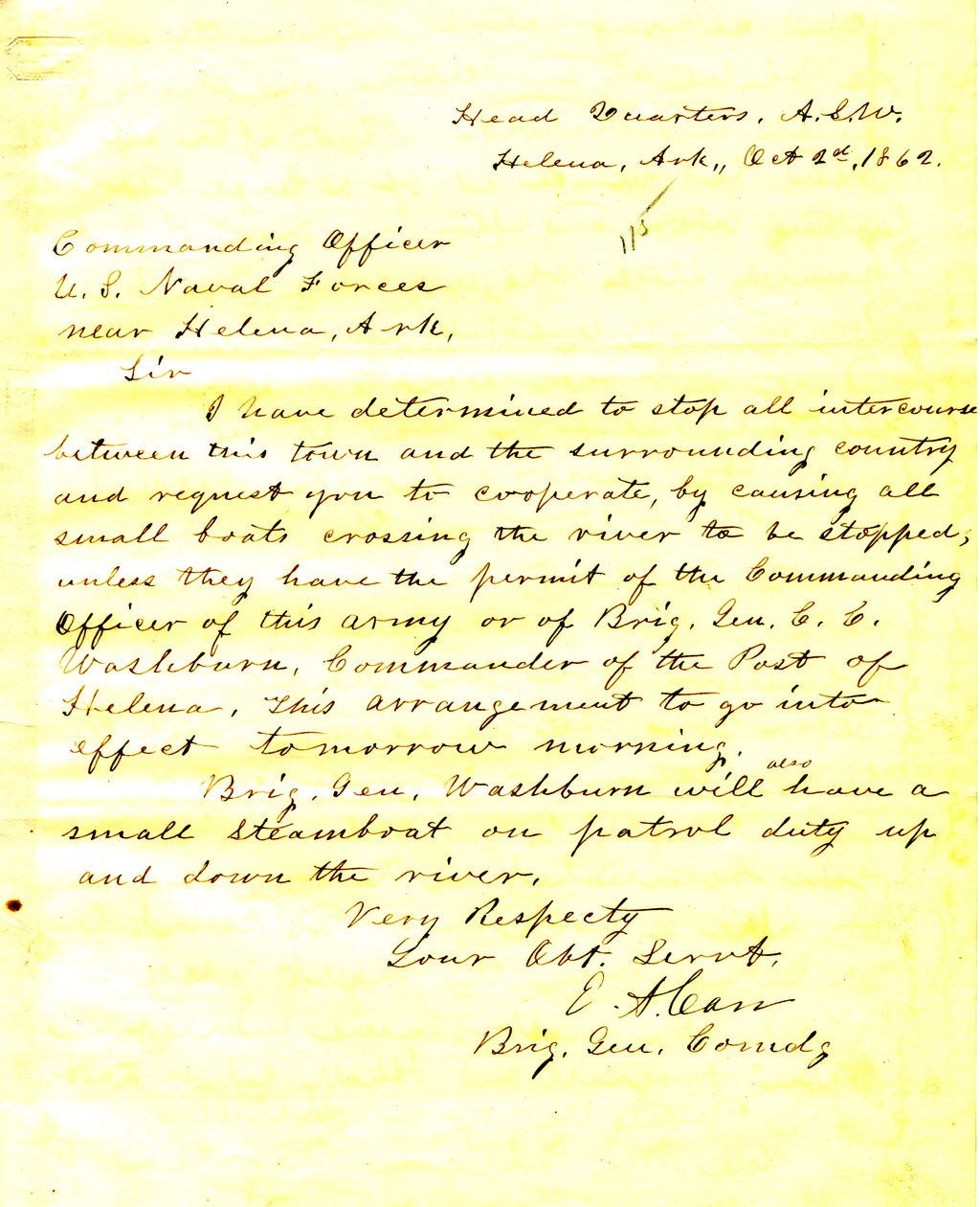 E. A. Carr, Helena, Arkansas