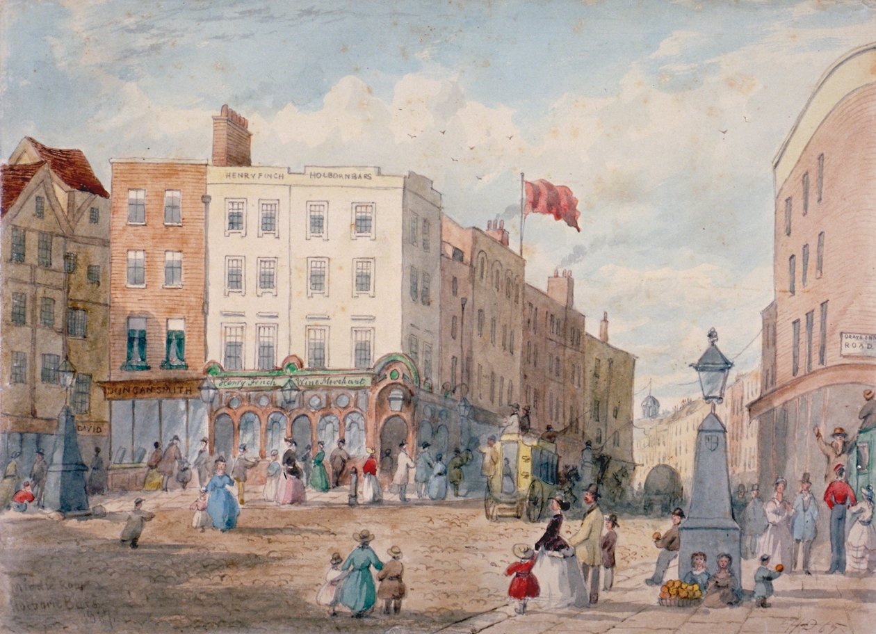 Orta Sıra, Holborn, Londra, 1867 by EH Dixon