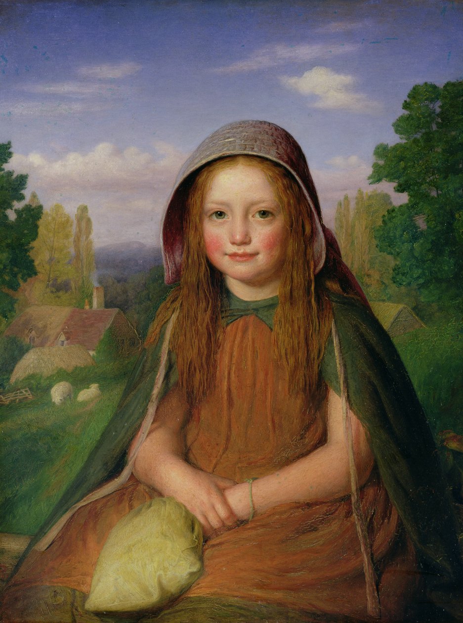 Bir Kız, 1861 by E.T. Davies