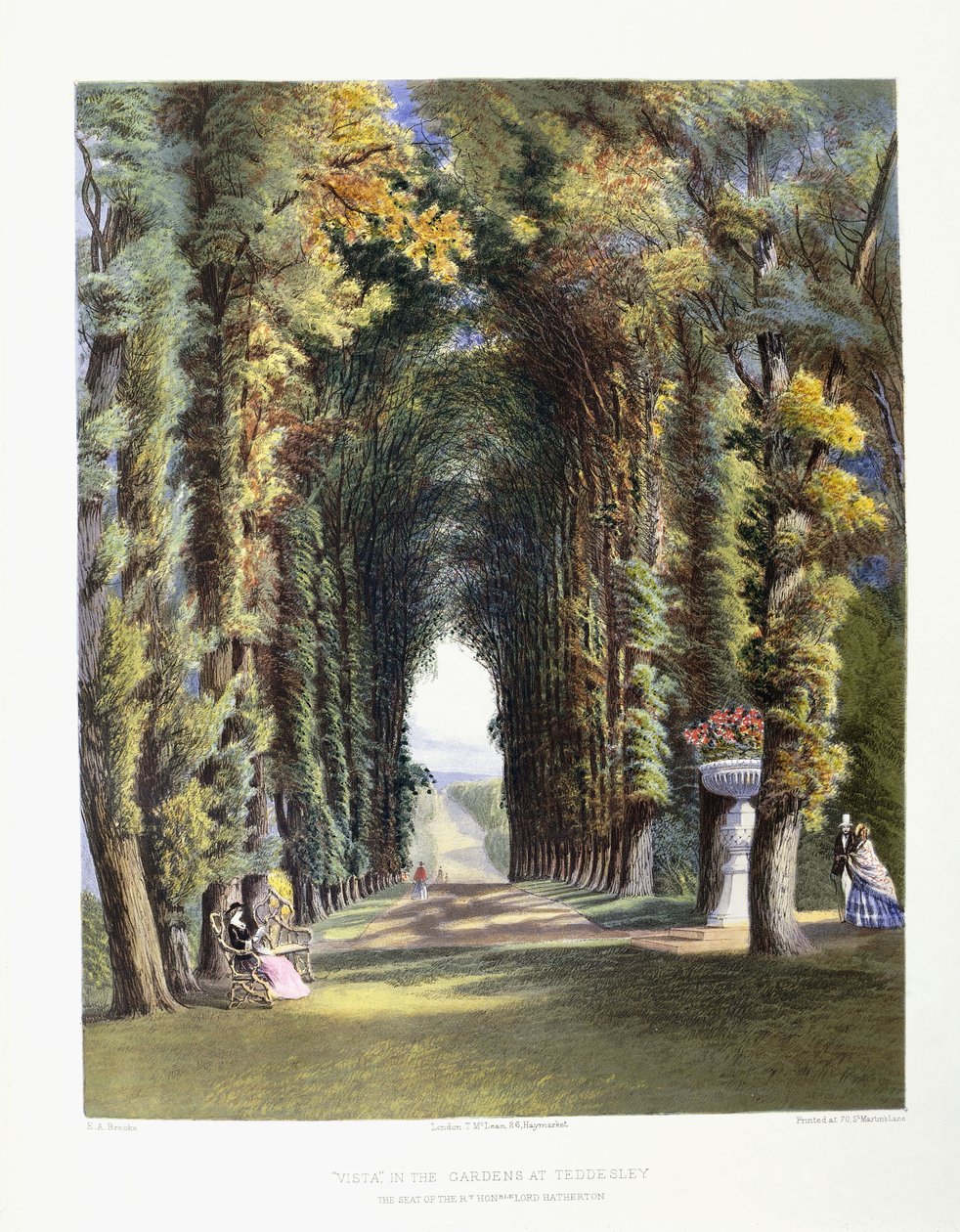 Vista" Teddesley Bahçelerinde, Sayın Lord Hatherton