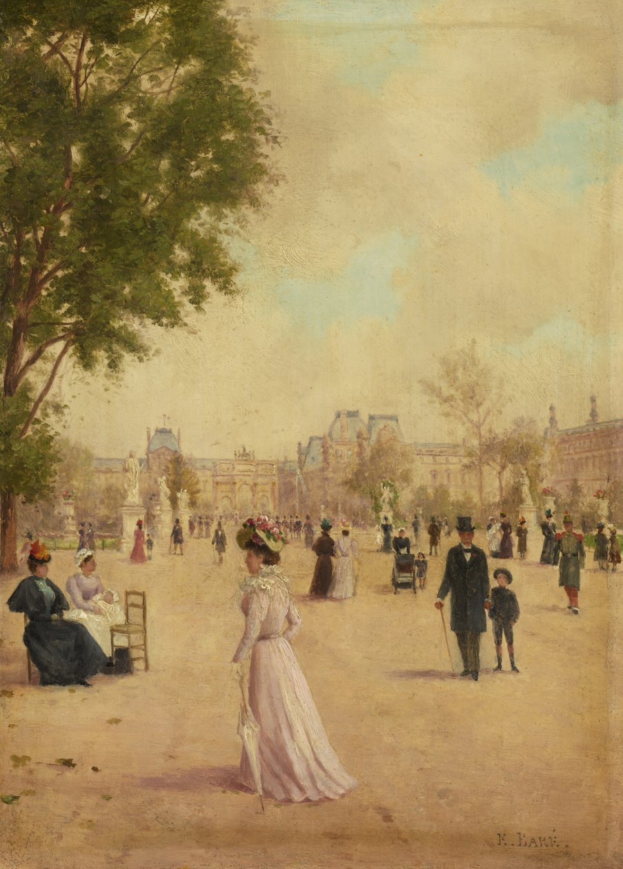Tuileries Bahçeleri, 1883